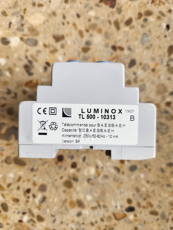 Télécommande Luminox TL 500 pour blocs de secours (BAES/BAEH)