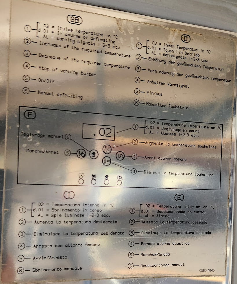 Armoire réfrigérée / cellule Friginox Infrifreezer – inox