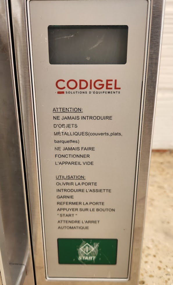 Four micro-ondes professionnel Codigel P1100C – inox