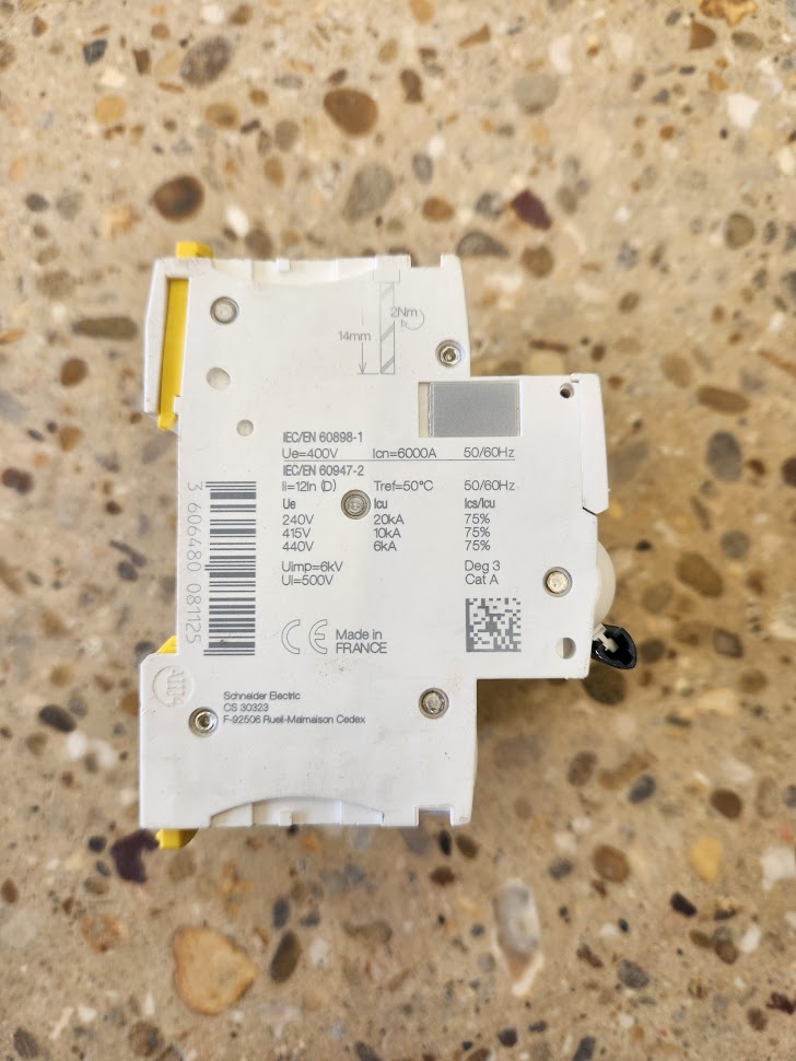 Disjoncteur Schneider Electric Acti9 iC60N D25A