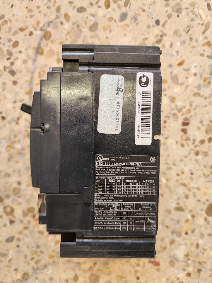 Disjoncteur Schneider Electric NSX100F – 63A