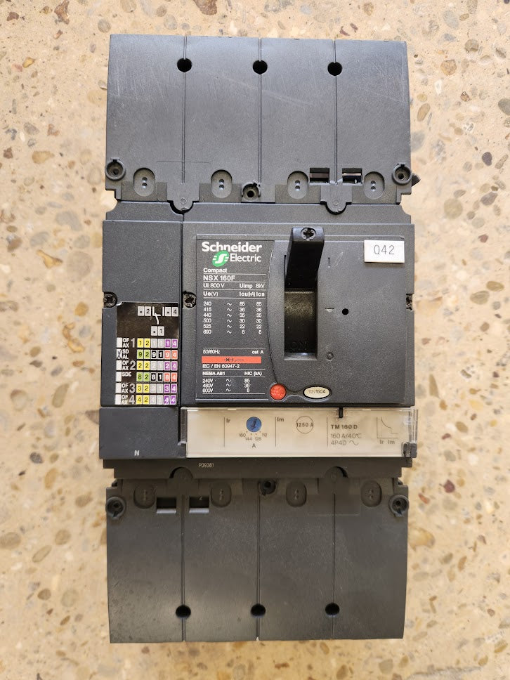 Disjoncteur Schneider Electric NSX160F – 160A