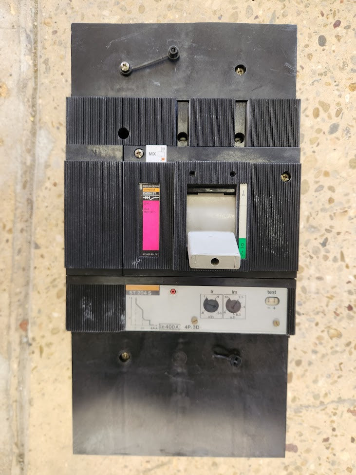 Disjoncteur industriel Merlin Gerin Compact C400H – 400A – 4P
