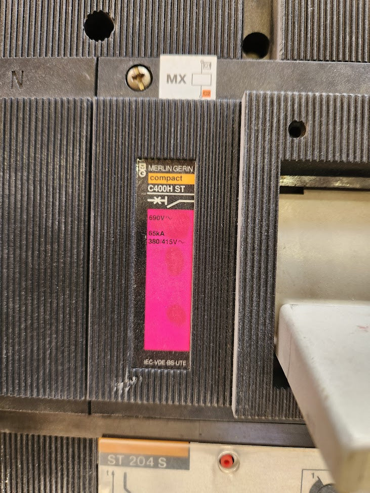 Disjoncteur industriel Merlin Gerin Compact C400H – 400A – 4P