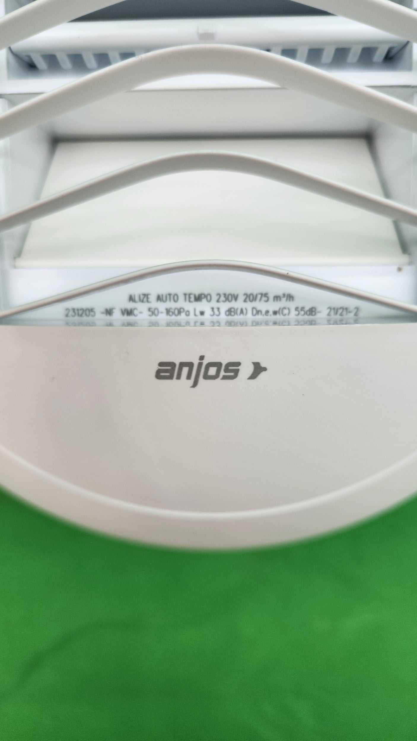 Bouche VMC Anjos Alizé Auto Tempo 20/75 m³/h