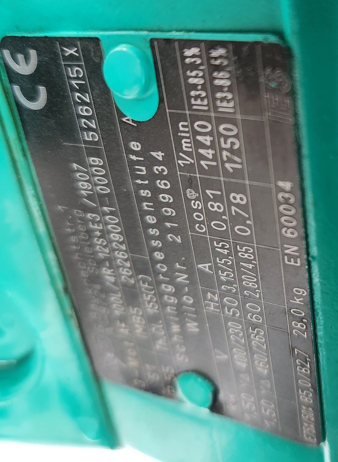 Pompe double en ligne Wilo VeroTwin DPL 100/145-1,5/4 – 1,5 kW – Très bon état