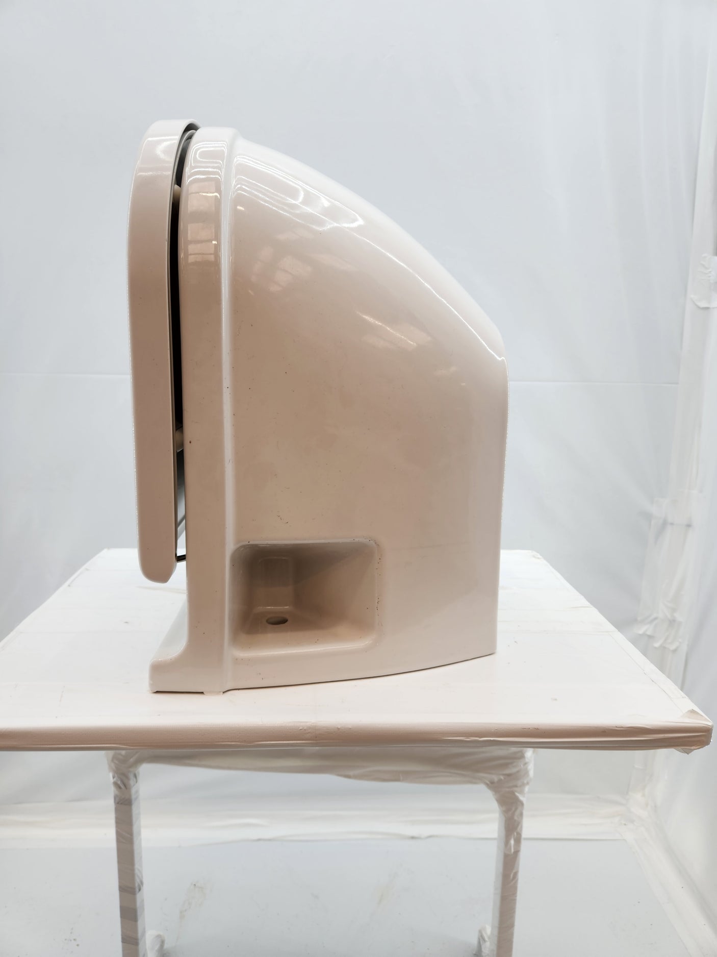 WC suspendu en céramique blanche Duravit - Très bon état
