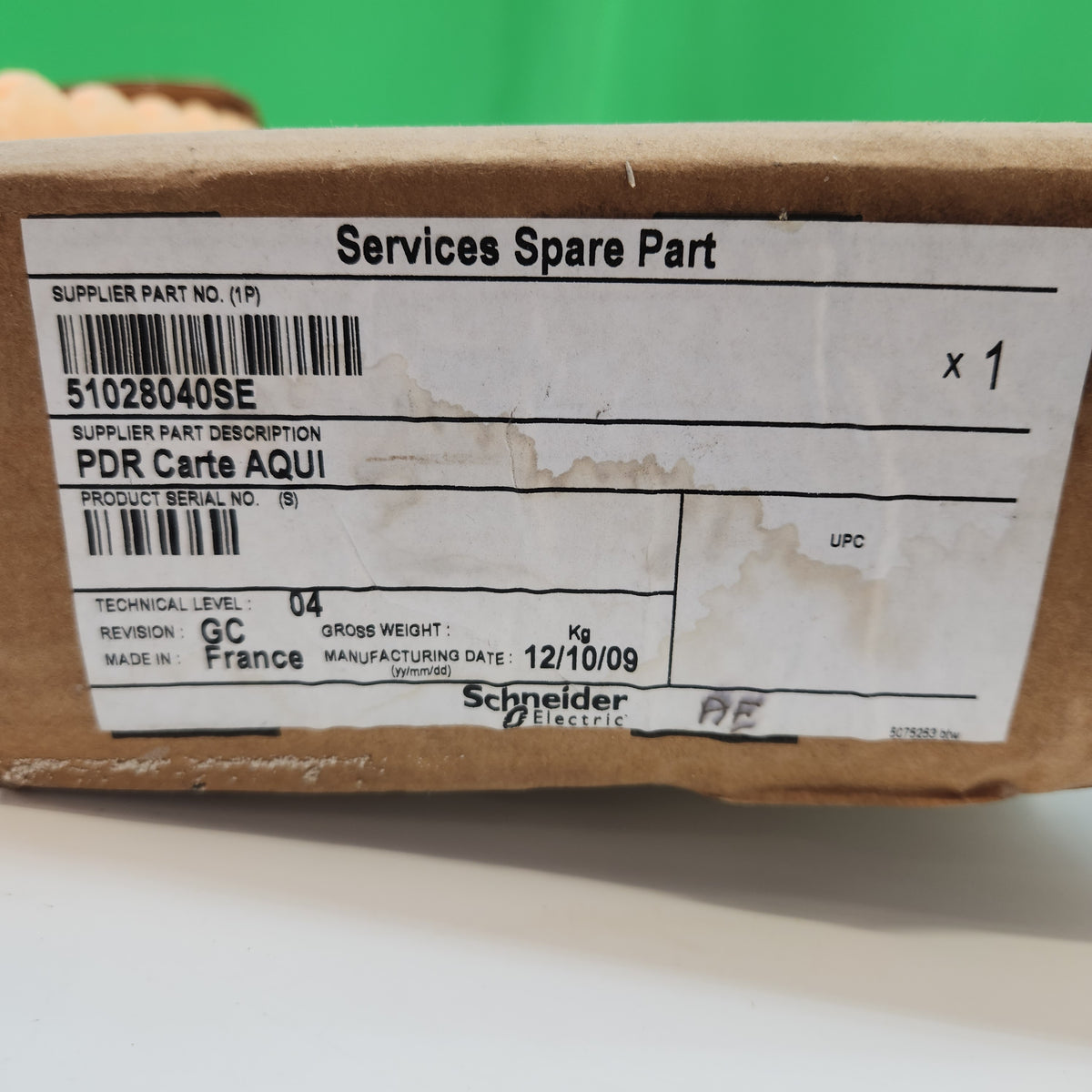 Carte électronique d’acquisition Schneider Electric 51028040SE – pièce de rechange d’origine (PDR) – neuve en boîte, jamais montée