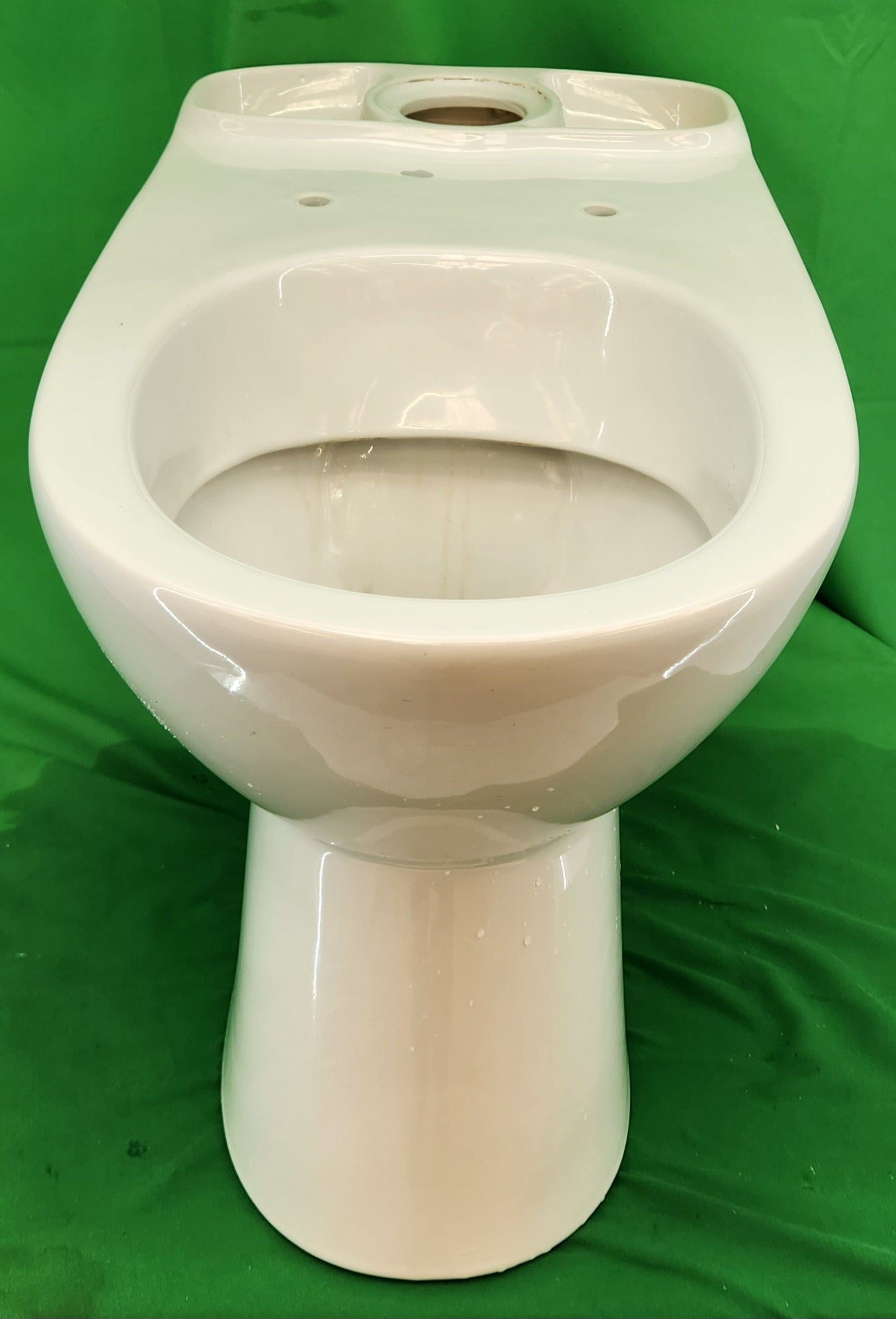 WC à poser sortie horizontale – céramique blanche – bon état
