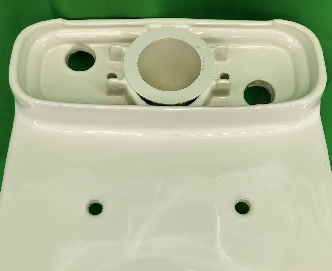 WC à poser sortie horizontale – céramique blanche – bon état