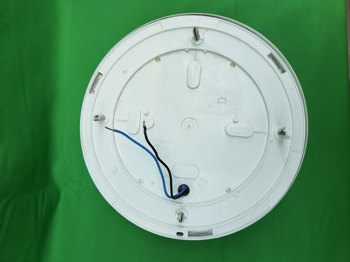 Plafonnier rond mural / plafond – globe verre