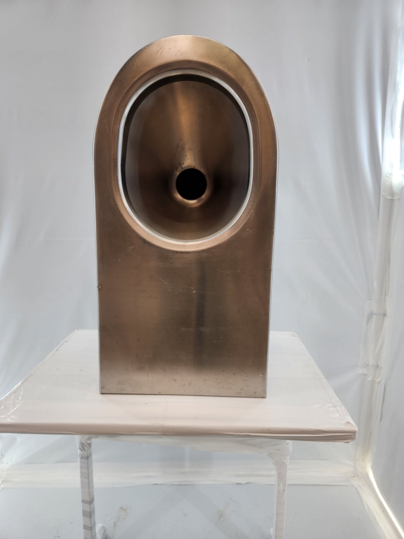 WC suspendu inox PMR - Très bon état