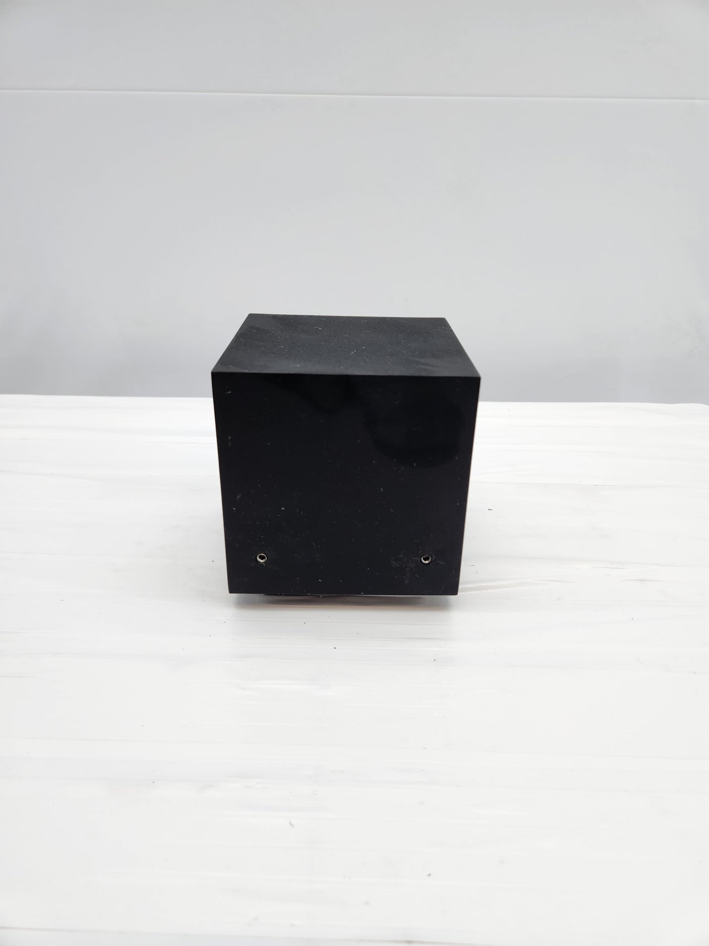 Applique murale LED SIMES - cube noir – éclairage décoratif