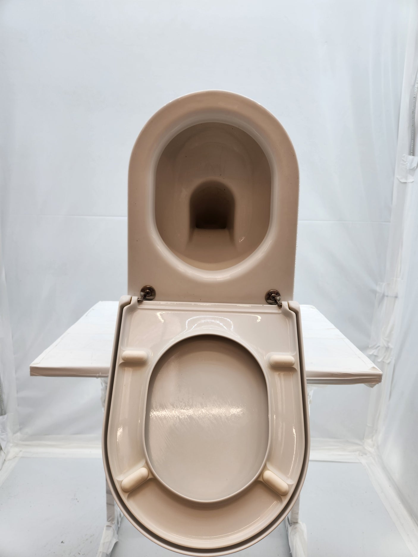 WC suspendu en céramique blanche Duravit - Très bon état
