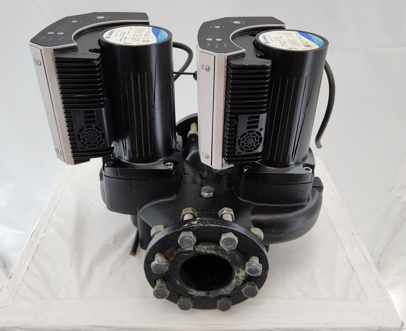Pompe de circulation double électronique DN80 – Lowara Ecocirc XL D 80-120 F – Très bon état
