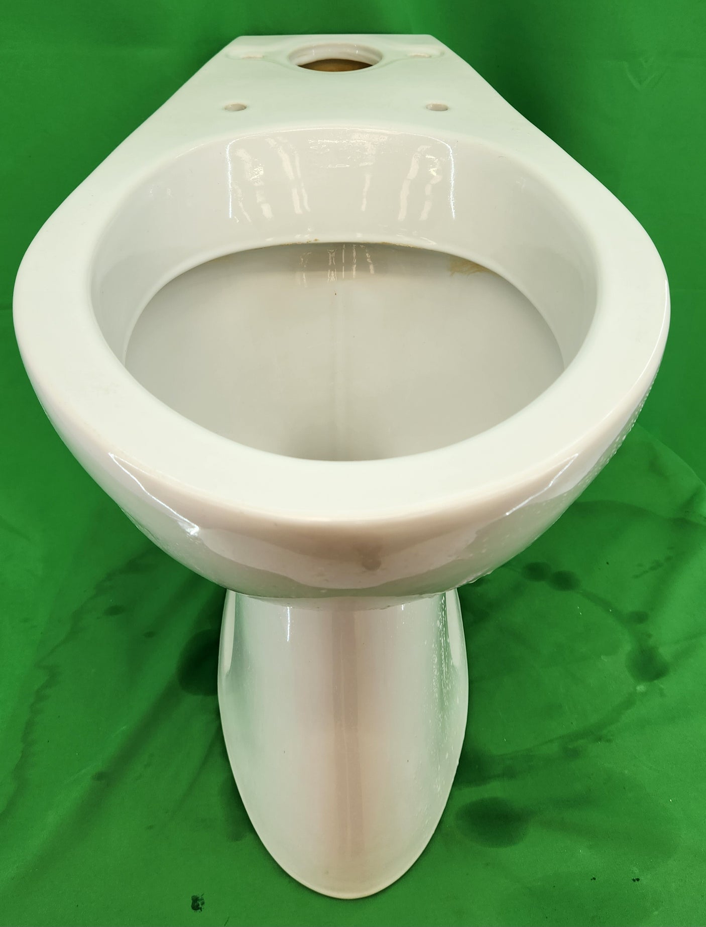 WC à poser sortie horizontale – Céramique blanche – NF – Bon état