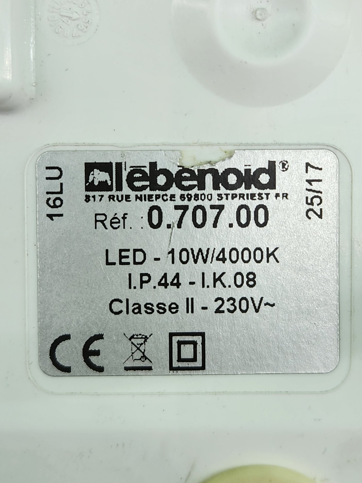 Plafonnier LED Legrand / Lebenoid 10W – IP44 (4000K)