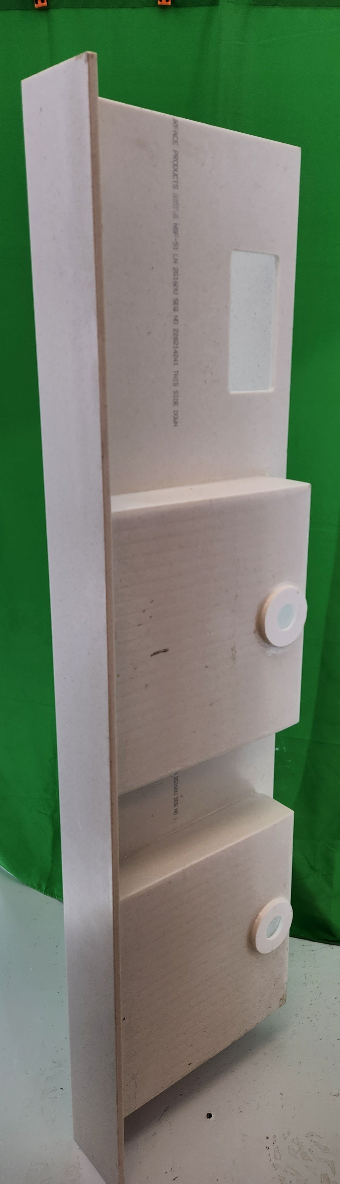 Double lavabo suspendu design – Varicor – Bon état