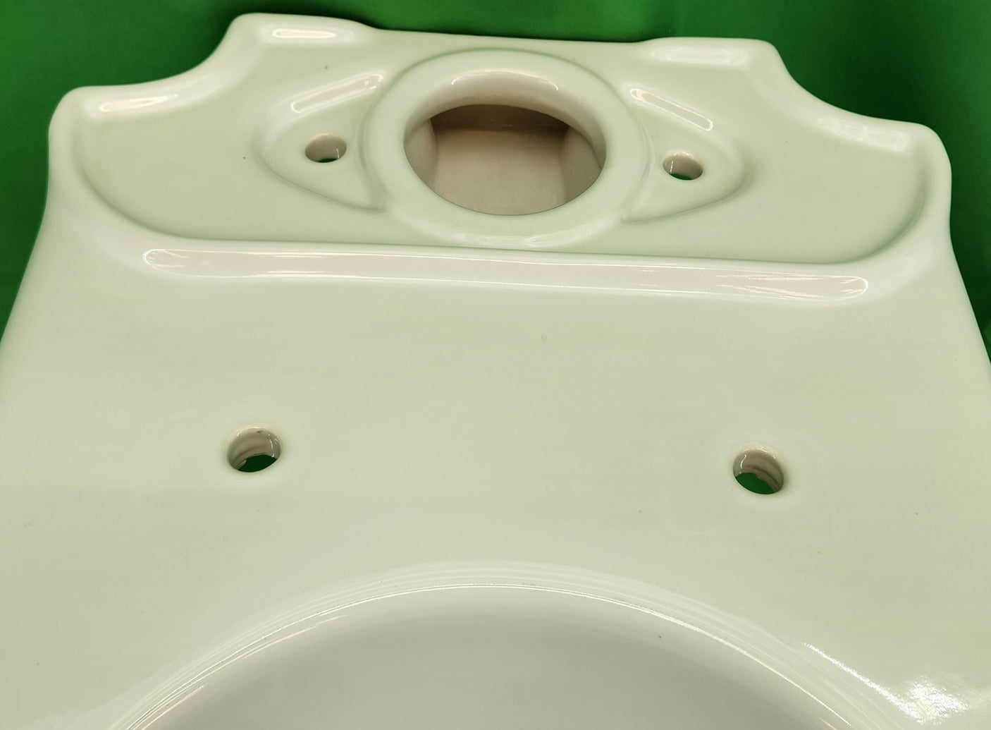 WC à poser sortie horizontale – céramique blanche – Très bon état