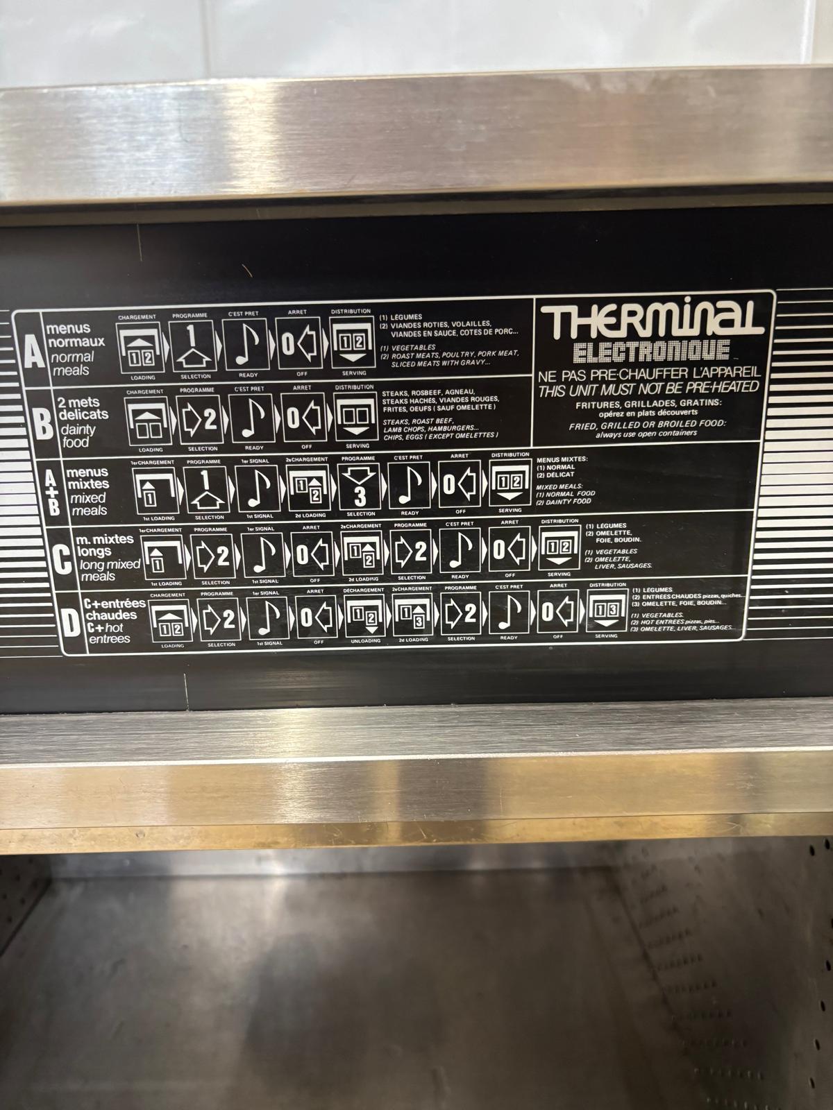 Four de remise en température 120 repas – triphasé 12 kW – Socamel Therminal TH5 – État correct