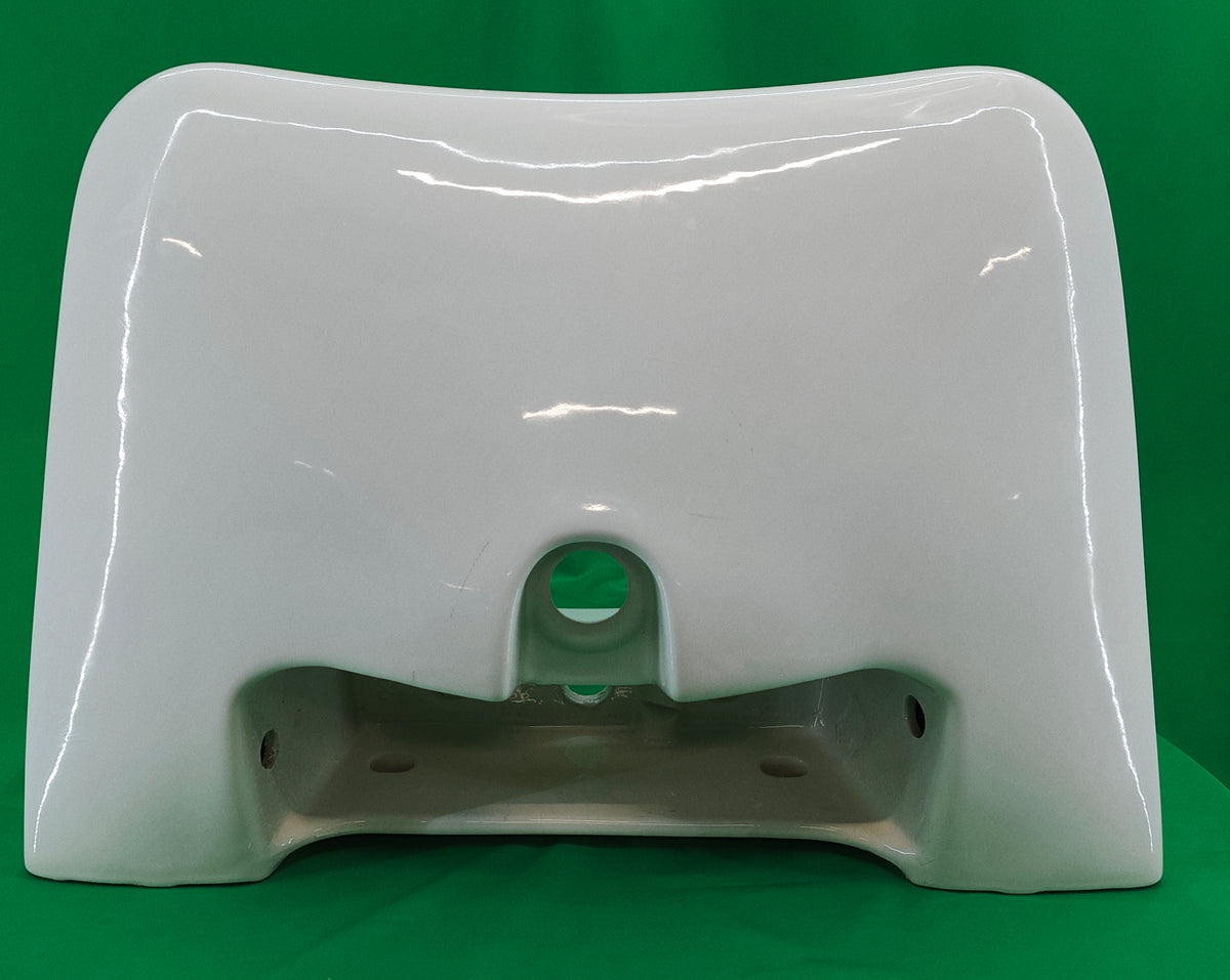 Lavabo design en céramique blanche 74 cm – ALLIA – Très bon état