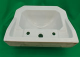 Lavabo mural en céramique blanche 51 cm – Jacob Delafon – Bon état