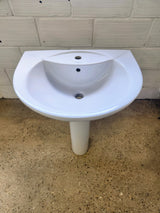 Grand lavabo avec colonne - Jacob Delafon - Très bon état