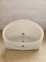 Lavabo Jacob Delafon en céramique blanche - Bon état