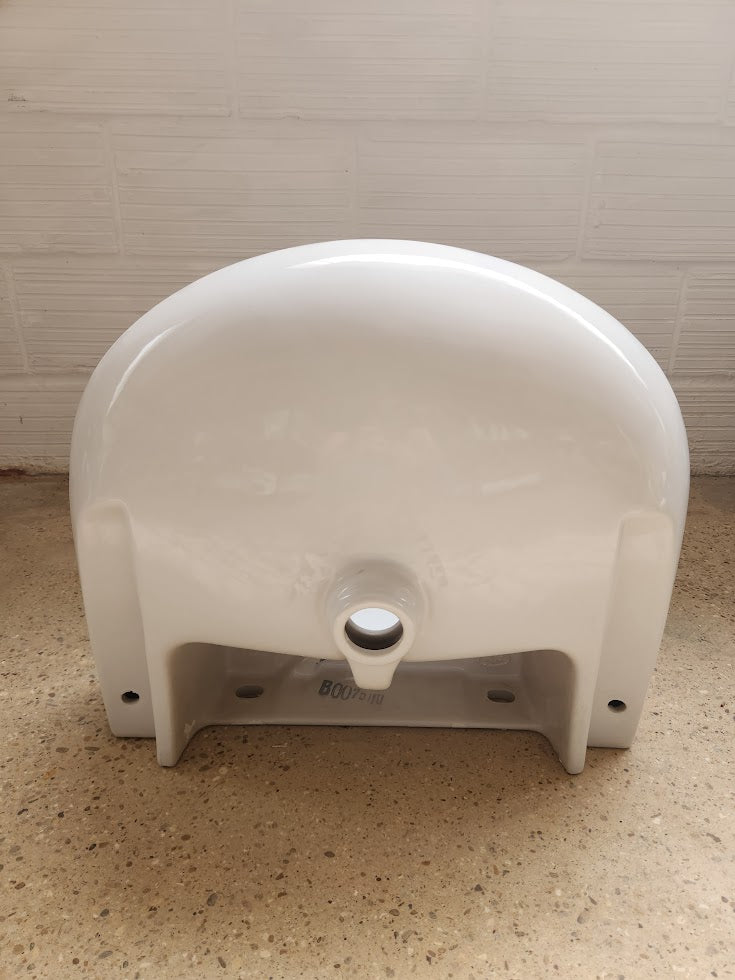 Lavabo Jacob Delafon en céramique blanche - Bon état