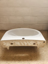 Lavabo Jacob Delafon en céramique blanche - Bon état
