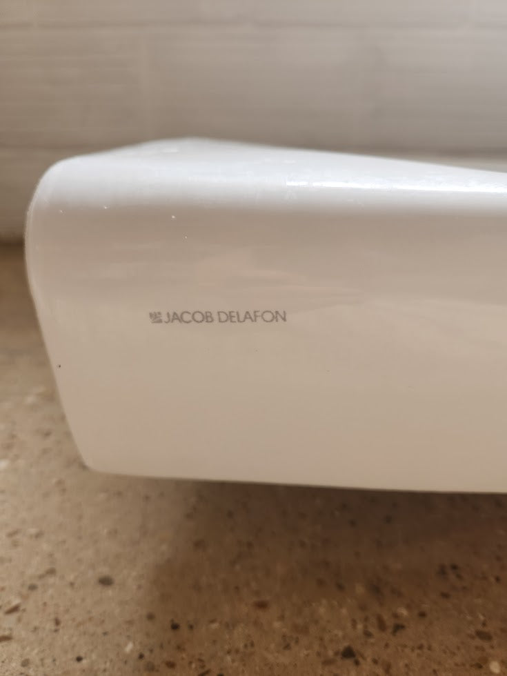 Lavabo Jacob Delafon en céramique blanche - Bon état
