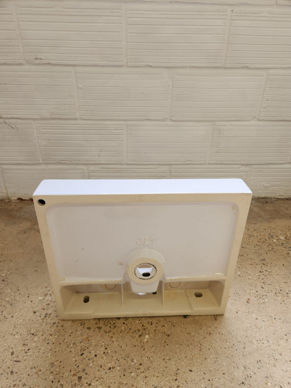 Lavabo rectangulaire en céramique blanche CLOU - Très bon état