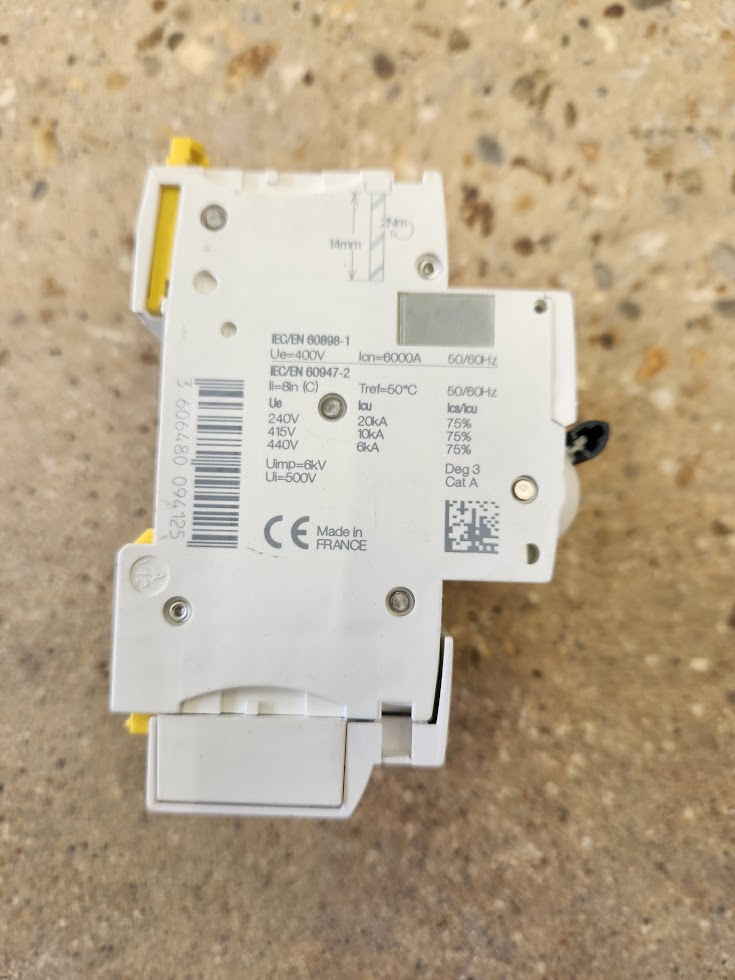 Disjoncteur Schneider Electric iC60N C10A + Vigi iC60 – 2P – 400V – 6000A – 300mA