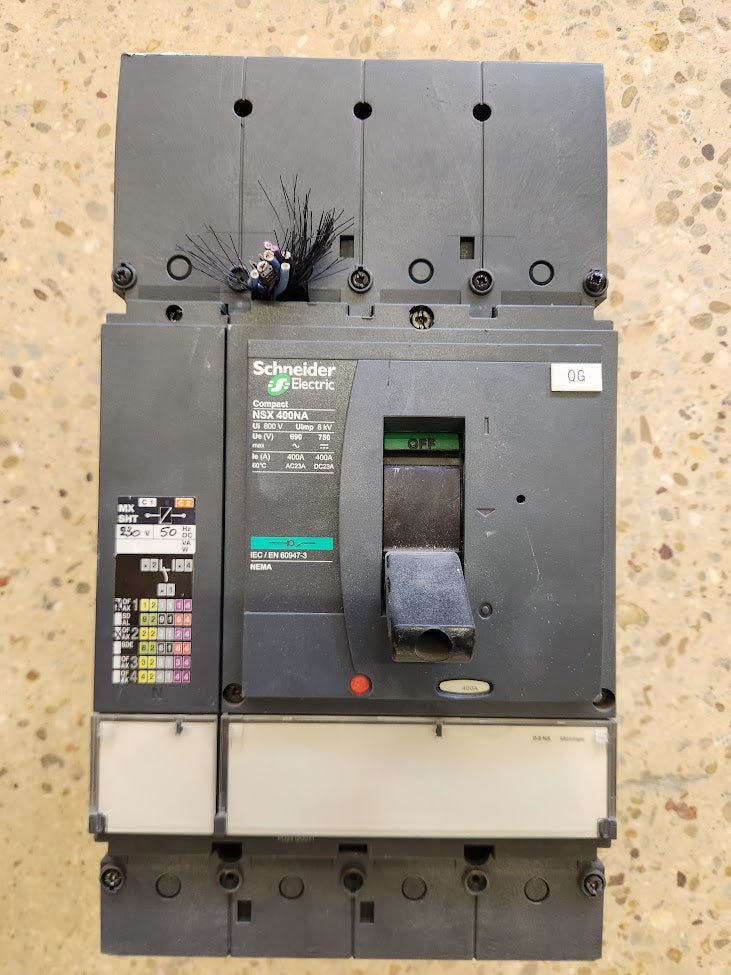 Disjoncteur industriel Schneider Electric Compact NSX400NA – 400A – 4P