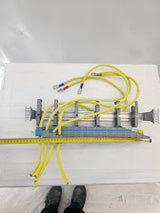 Répartiteur tétrapolaire 3P+N pré-câblé sur rail DIN – câbles d'alimentation avec cosses – Bon état