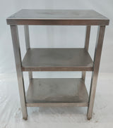 Desserte / table inox 3 niveaux 60 x 40 cm – Bon état