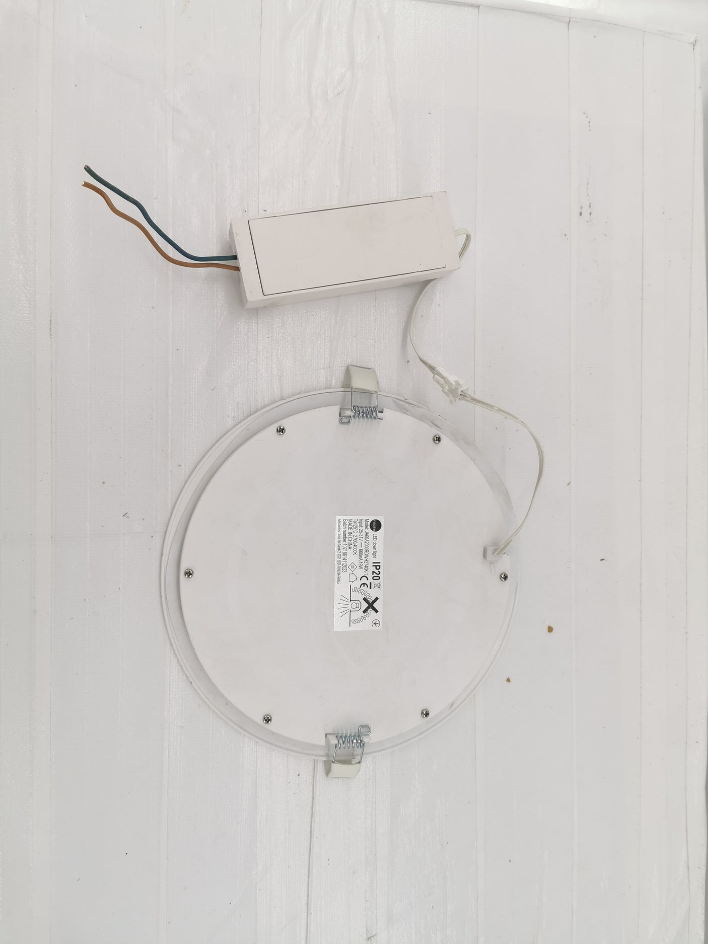 Spot LED encastrable Inspire 22W + Driver – Blanc – IP20 - Très bon état