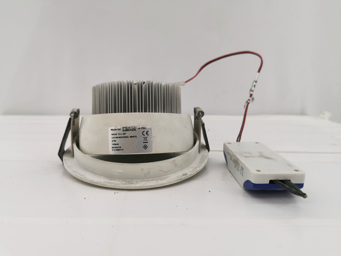 Spot LED encastrable 12W – Lumière naturelle – Avec driver - Très bon état