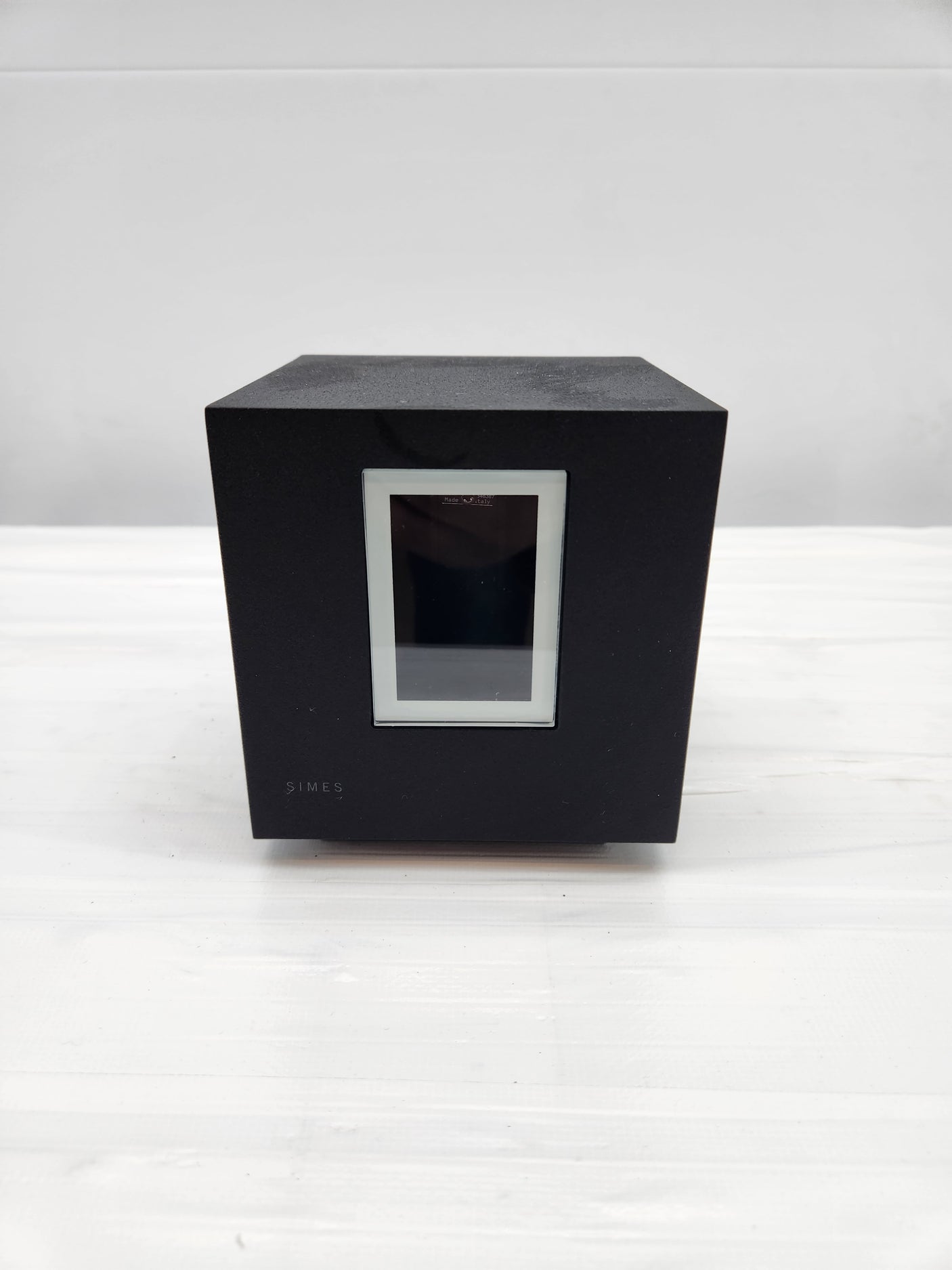 Applique murale LED SIMES - cube noir – éclairage décoratif