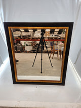 Grand miroir mural avec cadre en bois – Style classique - Très bon état