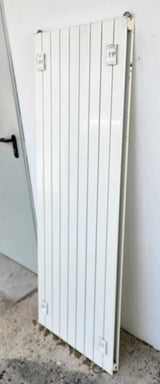 Radiateur design vertical à lames plates – eau chaude – environ 180 x 60 cm – Bon état