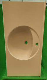 Lavabo suspendu double vasque – Varicor – Bon état