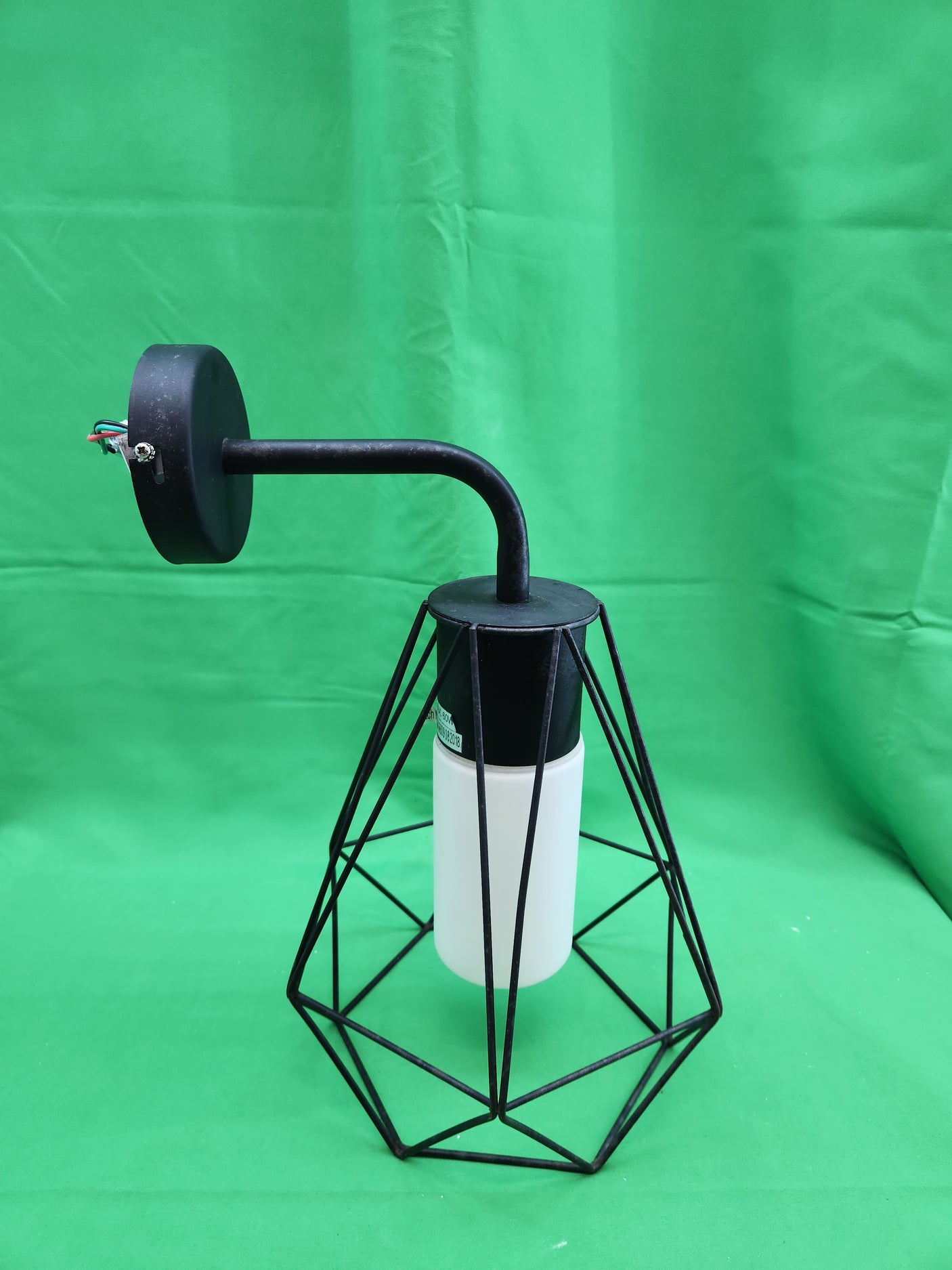 Applique murale design industrielle – luminaire métal noir