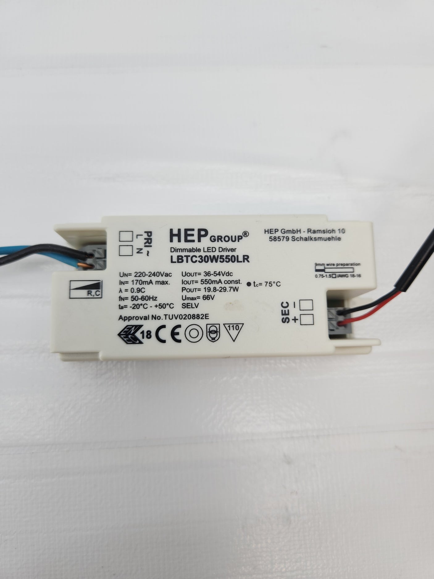 Spot LED encastrable Indigo – 25W – Avec driver –Très bon état