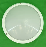 Hublot rond étanche Ø 27 cm – diffuseur opale – blanc – plafond ou mur – Bon état
