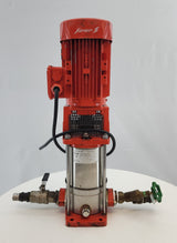 Pompe multicellulaire verticale inox 1,5 kW triphasée – Salmson Multi-V 407 – 16 bar, 120 °C – Bon état