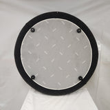 Grand pouf rond Arper (collection Kiik) - tissu chiné gris anthracite - Très bon état