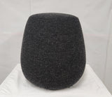 Pouf / tabouret bas Arper - tissu chiné gris anthracite - roulettes - Très bon état