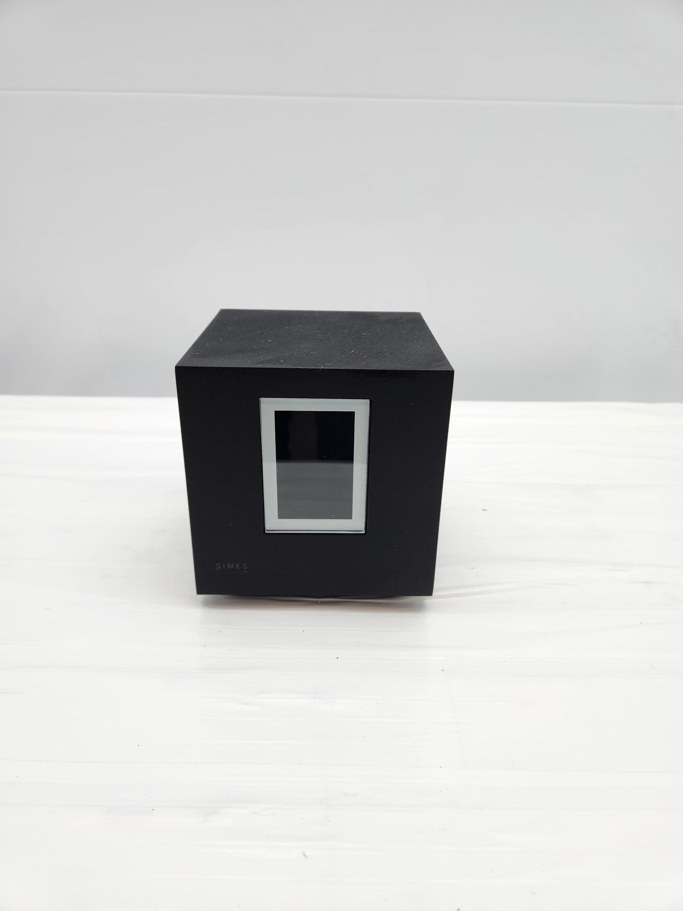 Applique murale LED SIMES - cube noir – éclairage décoratif