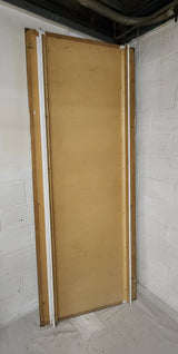 Très grand miroir mural 249 x 96 cm – monté sur panneau bois – Bon état